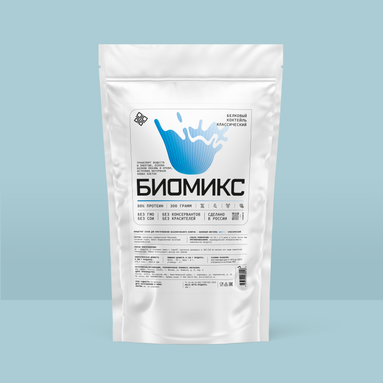 Белковый коктейль «БиоМикс» классический 300г